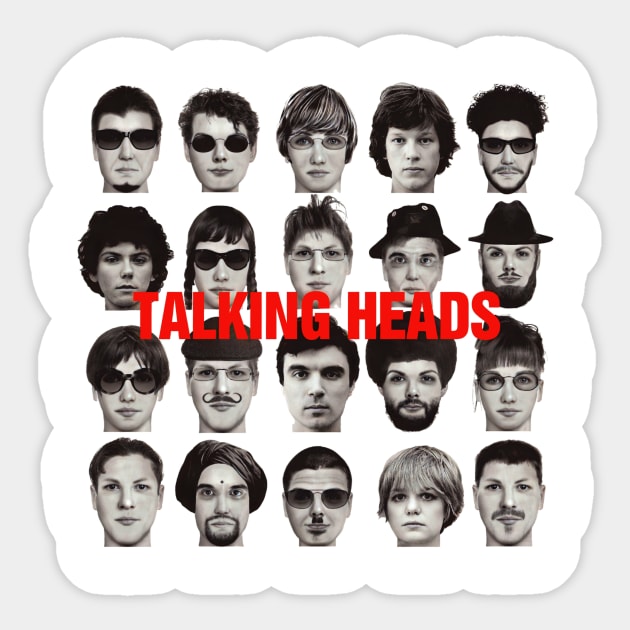 talking heads Sticker by Dd design